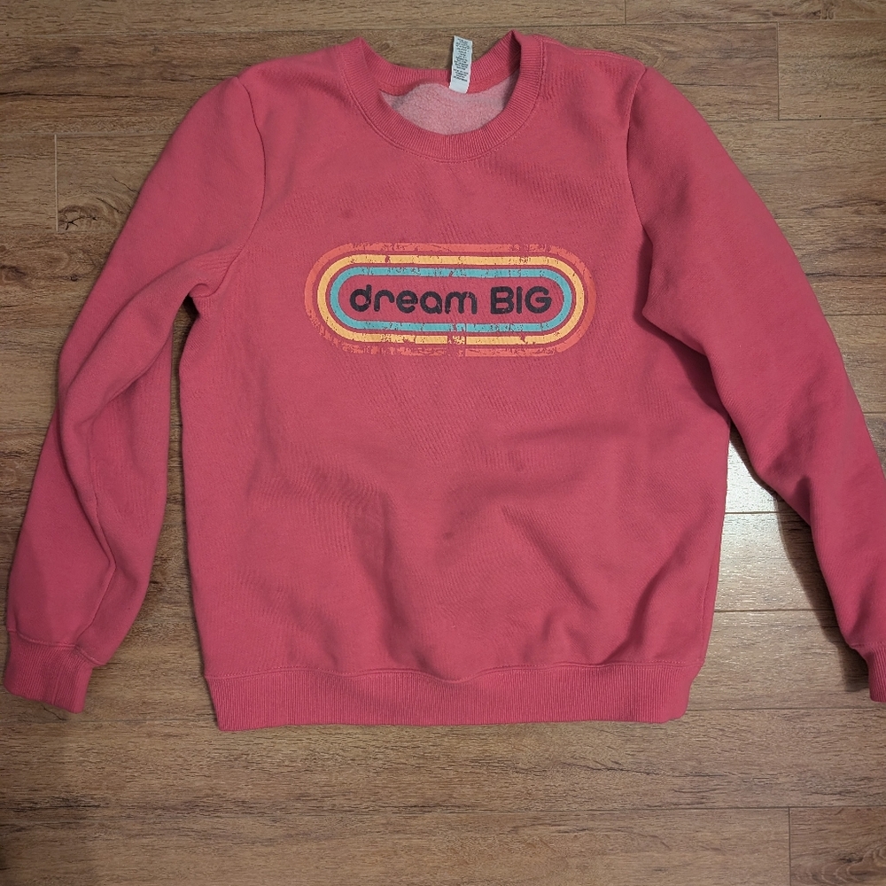 Zyia Active Dream Big Pink Sweatshirt